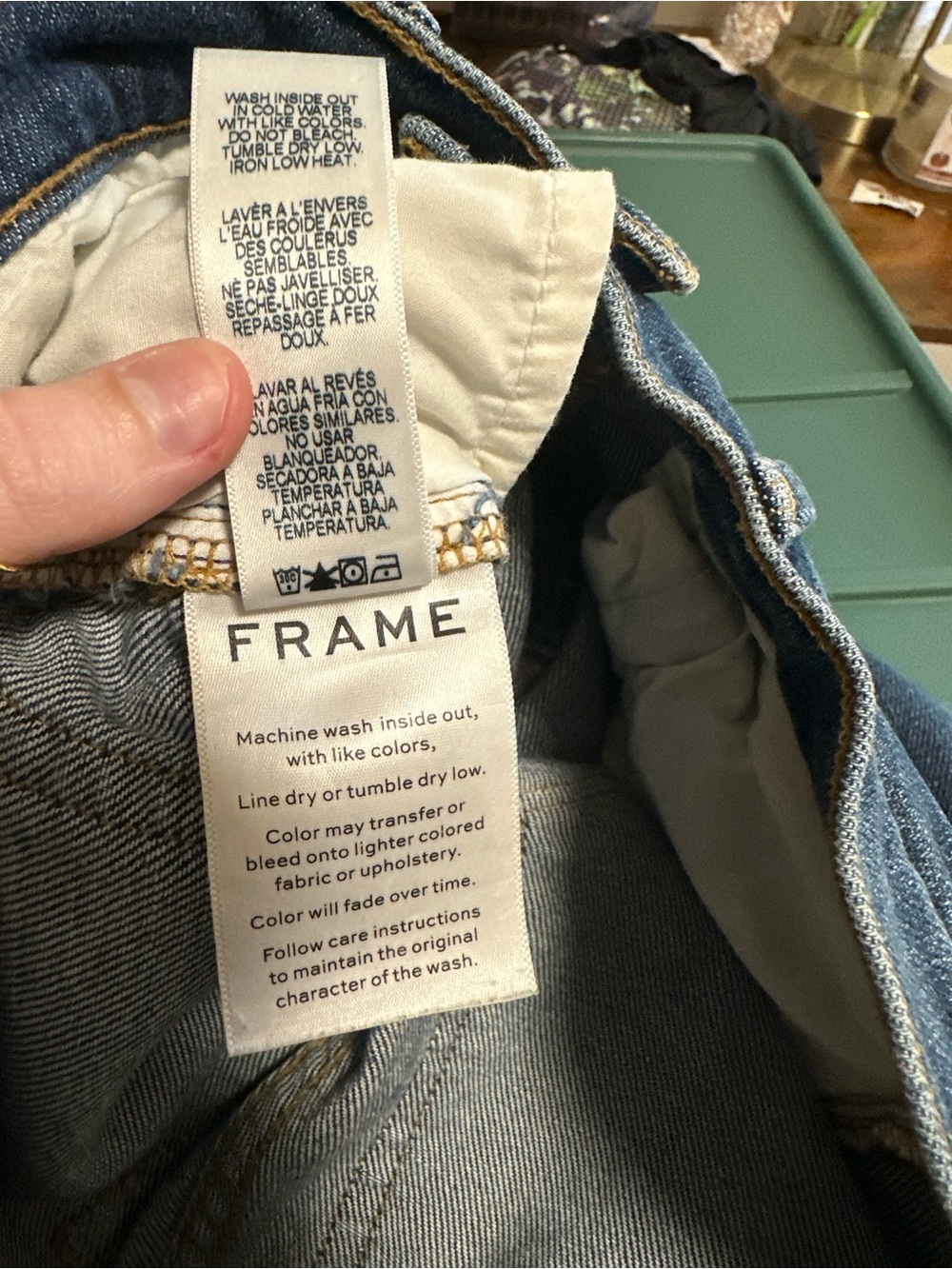 Frame Denim Le Nouveau Straight-Leg Jeans Granby wash size 24 - Picture 6 of 9